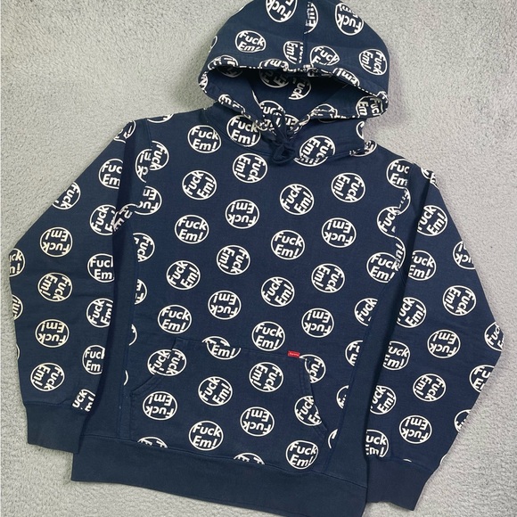 Supreme fuckem AOP sweatshirt FW14